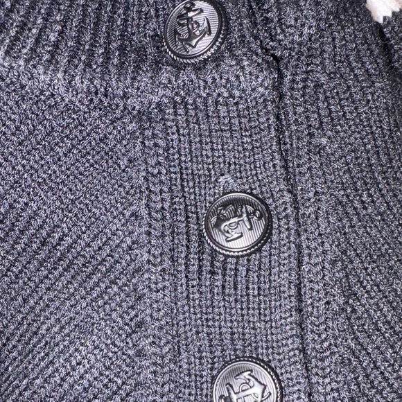 Zara Nautical Striped Knit Pullover Sweater Black White
Anchor Buttons Medium - Picture 13 of 15